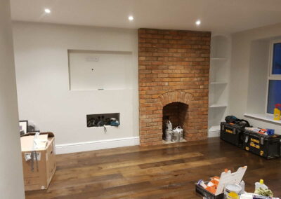 Living room APW St Dogmaels Revovation