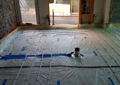 Underfloor heating APW St Dogmaels Revovation