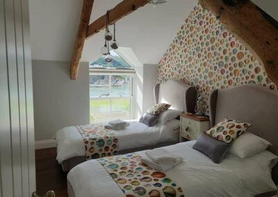 Twin bedroom Aberporth Cottage Renovation 2019 - APW Homes