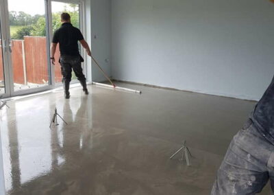 Smoothing - Liquid Screed Jobs Autumn 2018 - APW Homes