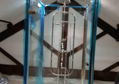 Freestanding shower unit - Mansion Attic Conversion - APW Homes