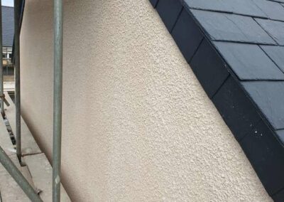 cream Roughcast Render Newport Pembs - APW Homes 10