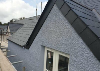 blue Roughcast Render Newport Pembs - APW Homes 10