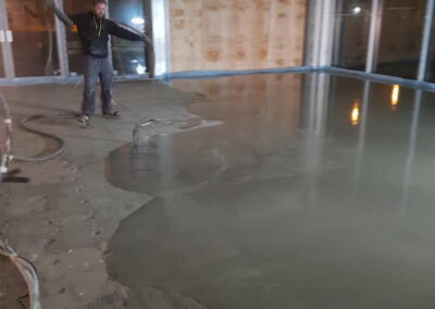 Swansea Car Showroom Liquid Screed