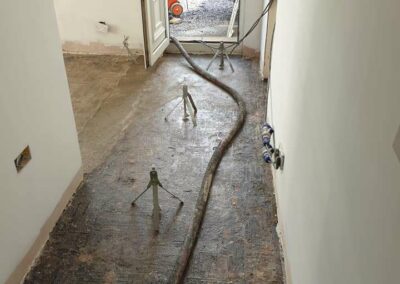 Prep floor for Weber Floor Screed Penyparc - APW Homes